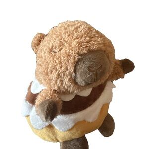 Way To Celebrate Capybara Donut Plush Easter Stuffed Animal Toy 6.5” NEW!